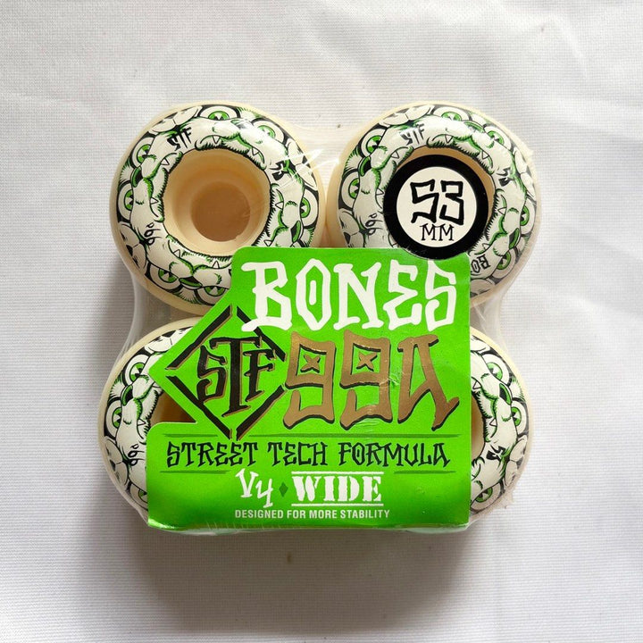 Bones “Dog Night” 53mm 99a Wide Street Tech Formula Skateboard Wheels