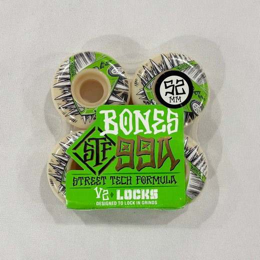 Bones “Prius” 52mm 99a V2 Locks Street Tech Formula Skateboard Wheels
