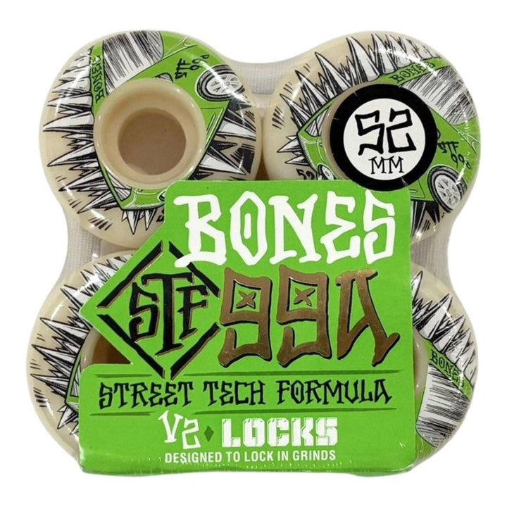 Bones “Prius” 52mm 99a V2 Locks Street Tech Formula Skateboard Wheels — product image 1 of 2