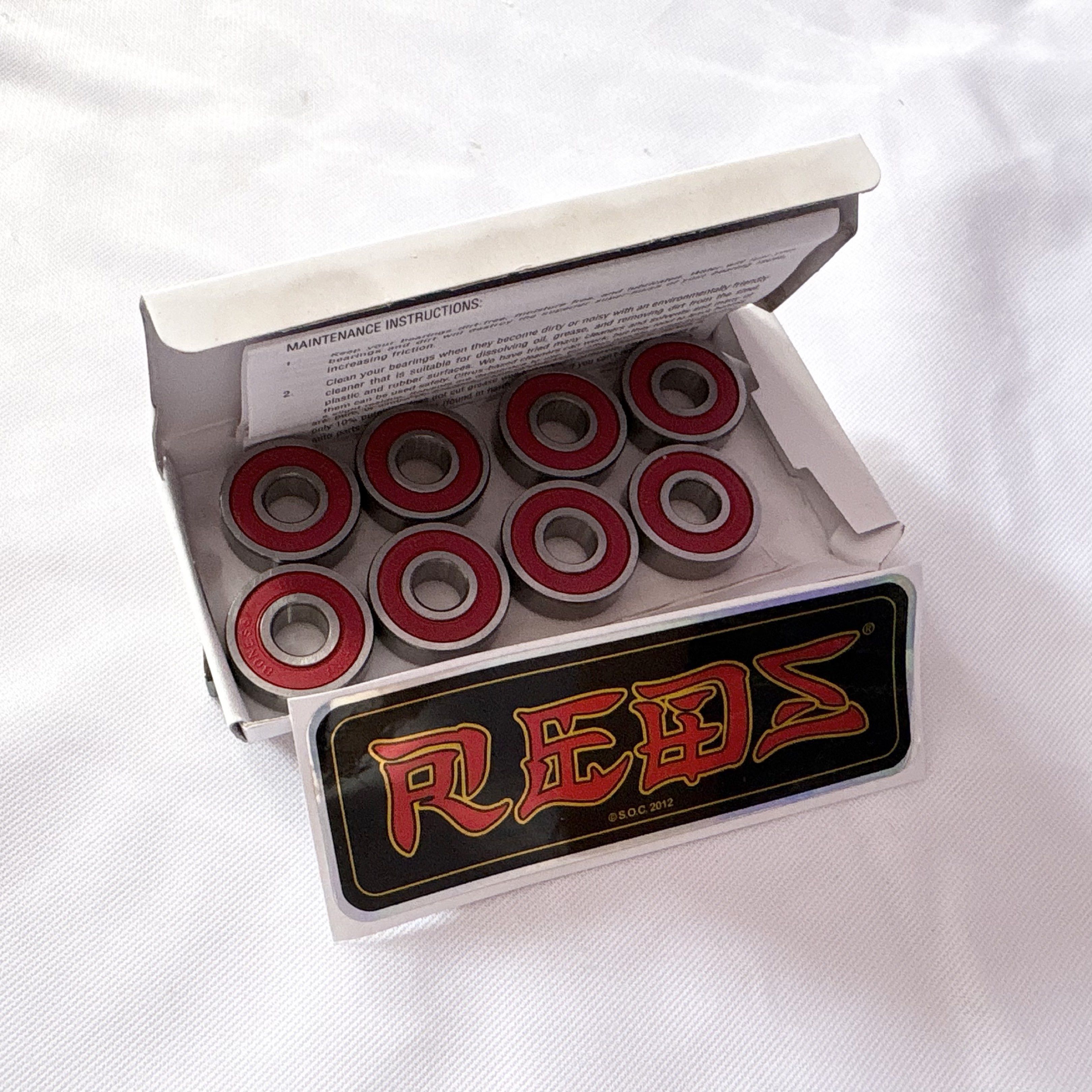 Bones Red Skateboard Bearings