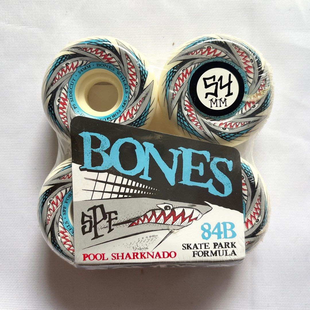 Bones “Sharknado” 54mm 84b P5 Side Cut Skate Park Formula Wheels — product image 1 of 2