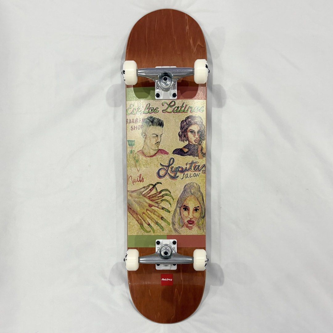 Chocolate “Barber” 8.0” x 31.875” Custom Skateboard Complete