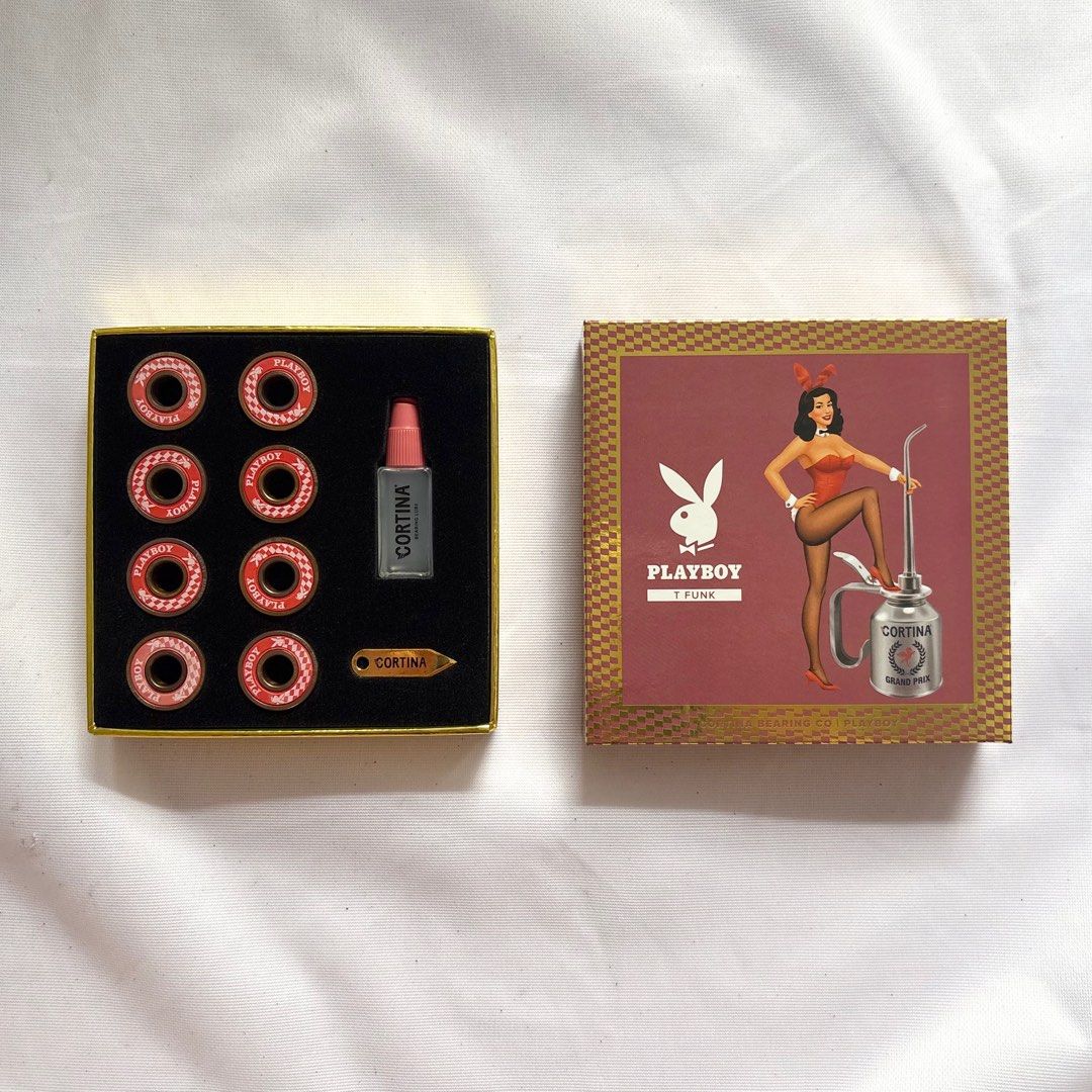 Cortina x Playboy “Red” Tristan Funkhouser Pro Model Skateboard Bearings — product image 1 of 3