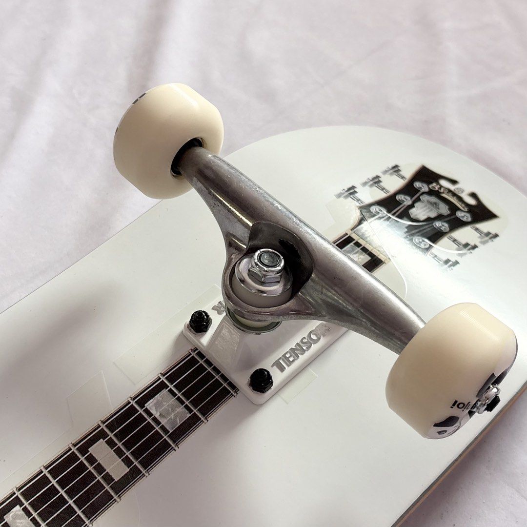 Delta “Guitar” 8.0” x 31.75” Bastien Salabanzi Model Custom Skateboard Complete