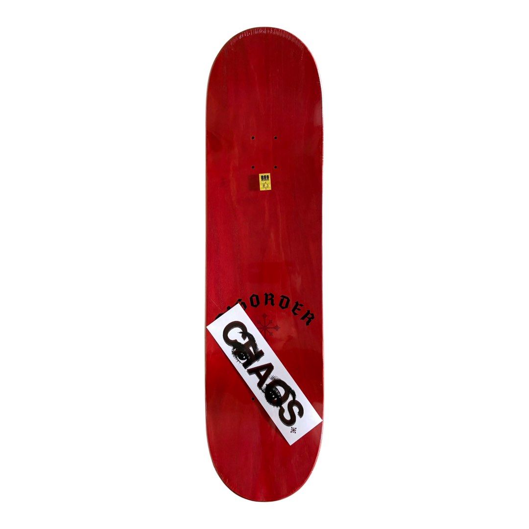 Disorder “Statue of Chaos” 8.3″ x 32.0″ Nyjah Houston Pro Model Skateboard Deck