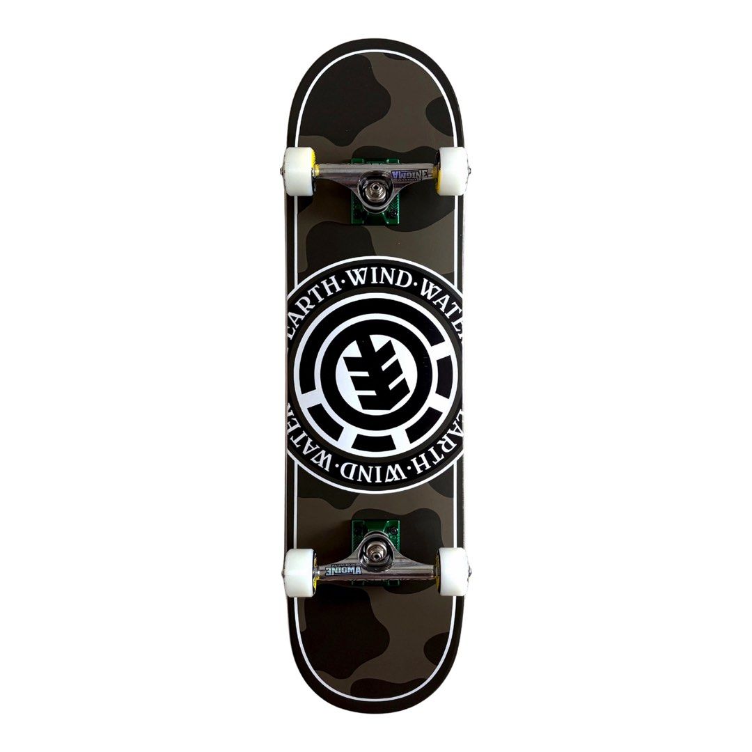 Element “Camo” 8.25″ x 31.875″ Custom Skateboard Complete