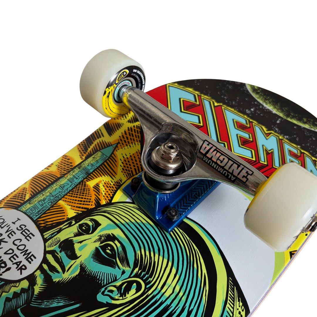Element “Escape” 8.3875″ x 32.2″ Custom Skateboard Complete