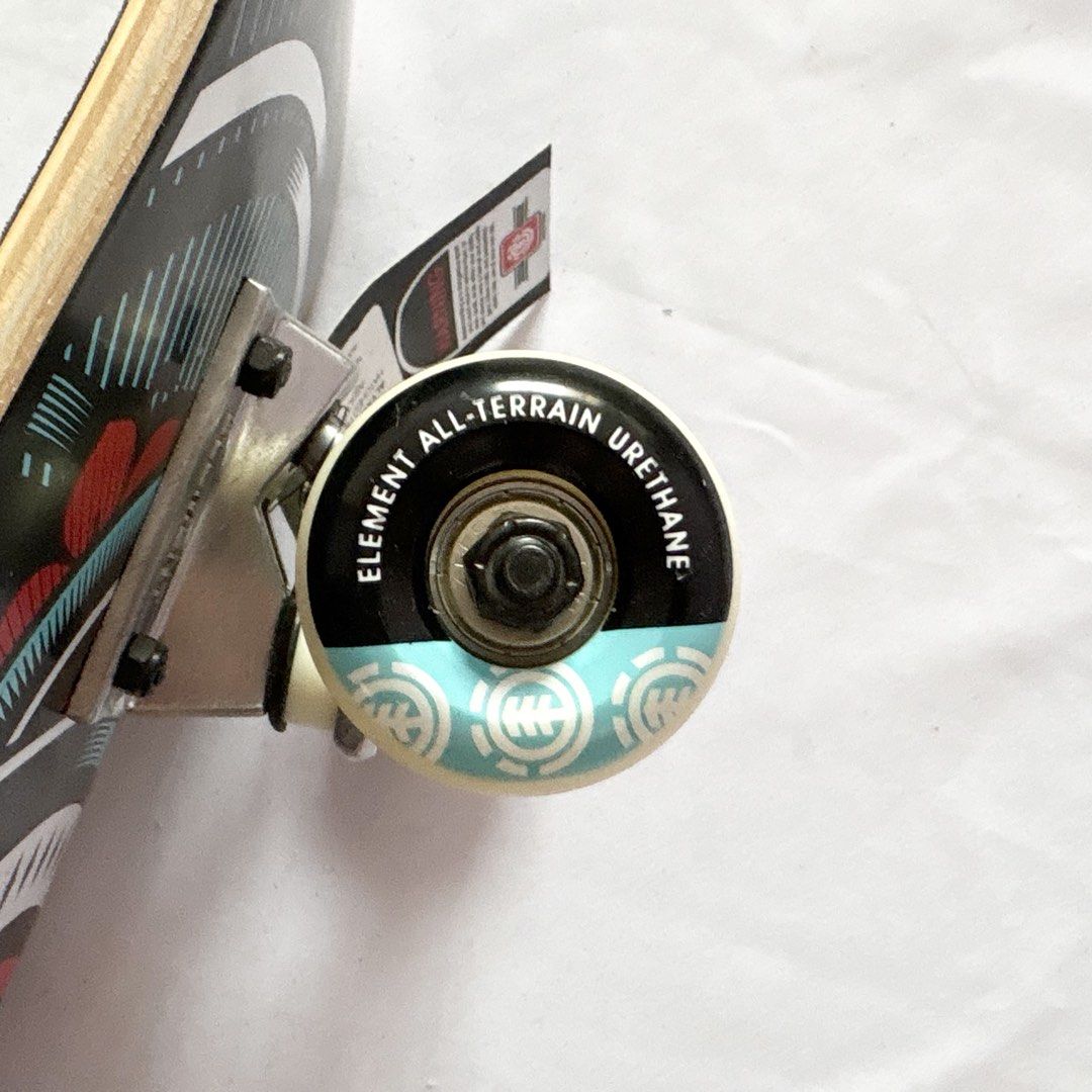 Element “Hatched Blue” 7.75” x 31” Skateboard Complete