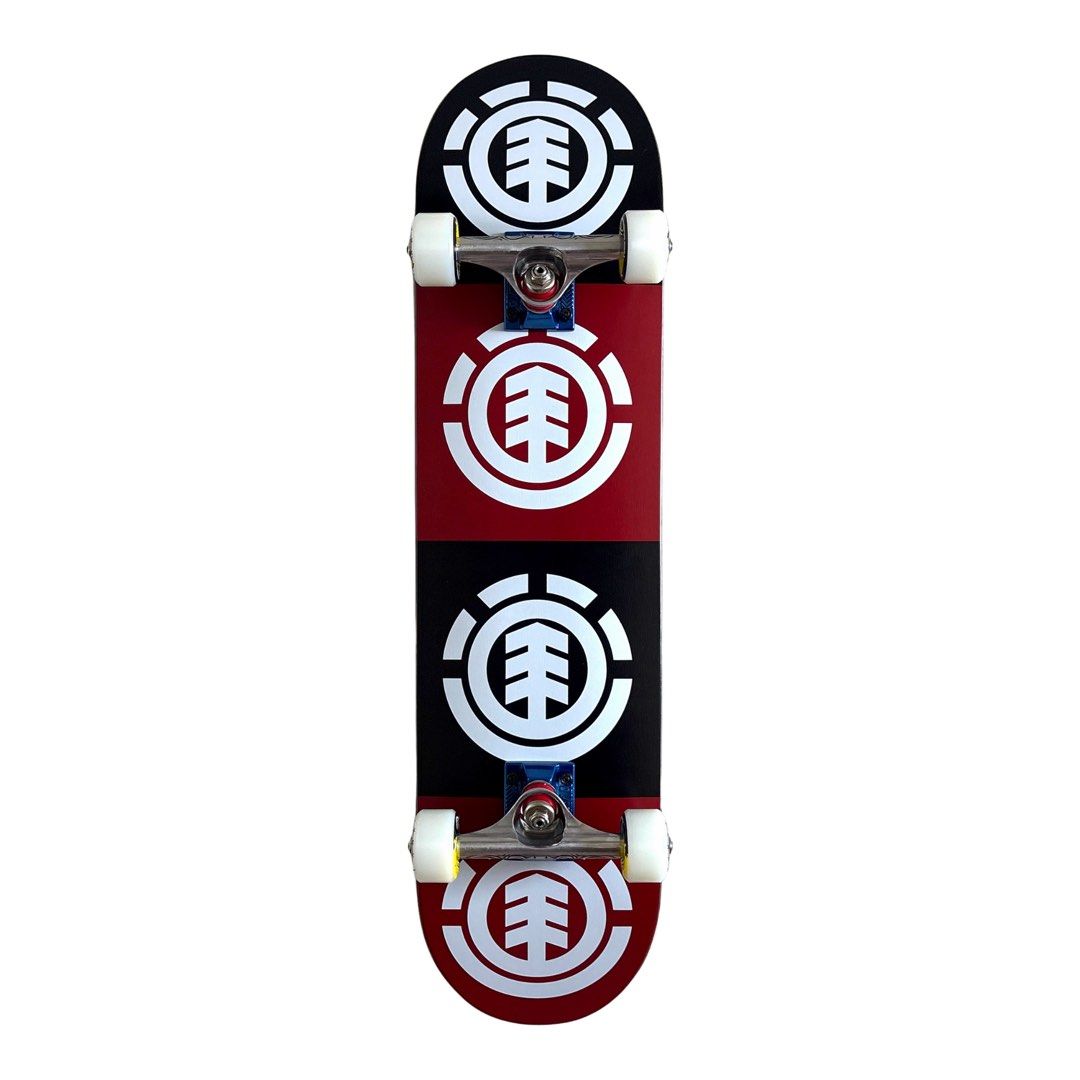 Element “Quadrant” 7.75″ x 31.0″ Custom Skateboard Complete
