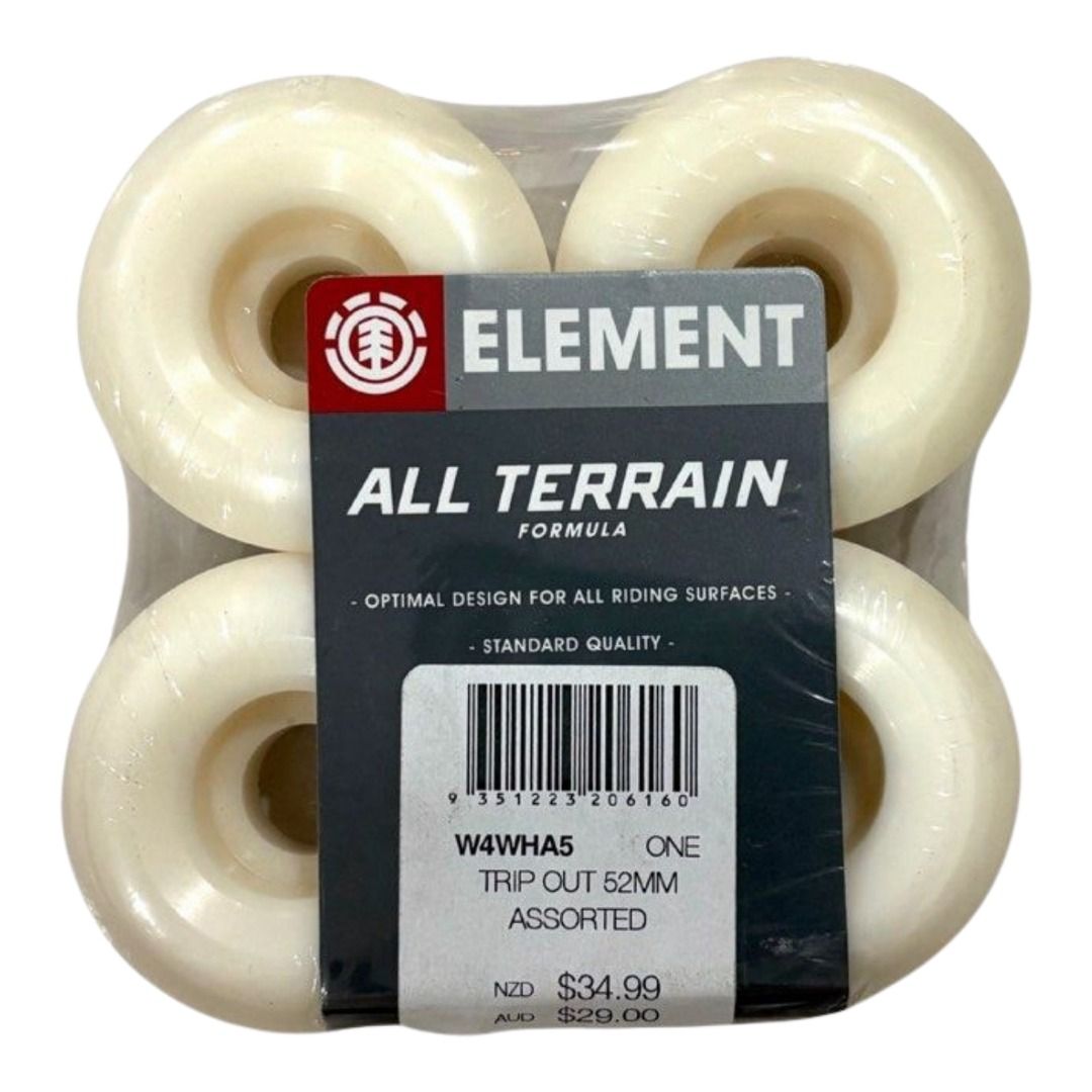 Element “Tripping Out” 52mm 99a All Terrain Skateboard Wheels