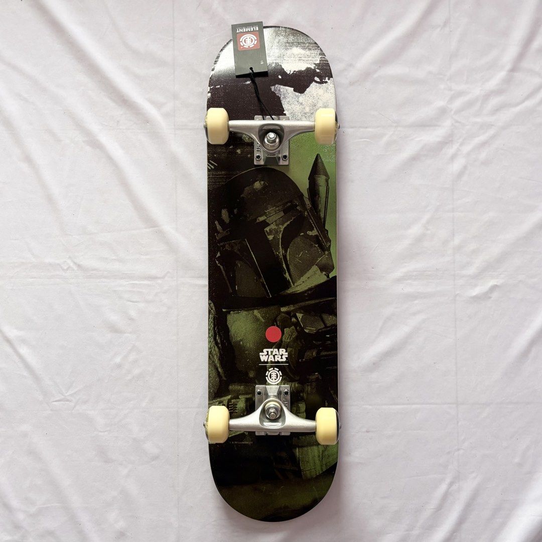 Element x Star Wars “Boba Fett” 8.0” x 31.25” Skateboard Complete