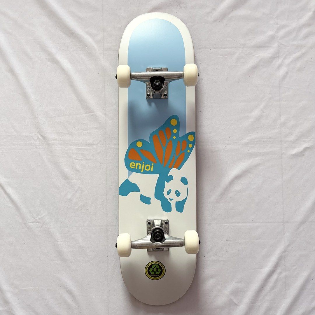 Enjoi “Butterfly Panda” 7.5” x 29.25” Skateboard Complete