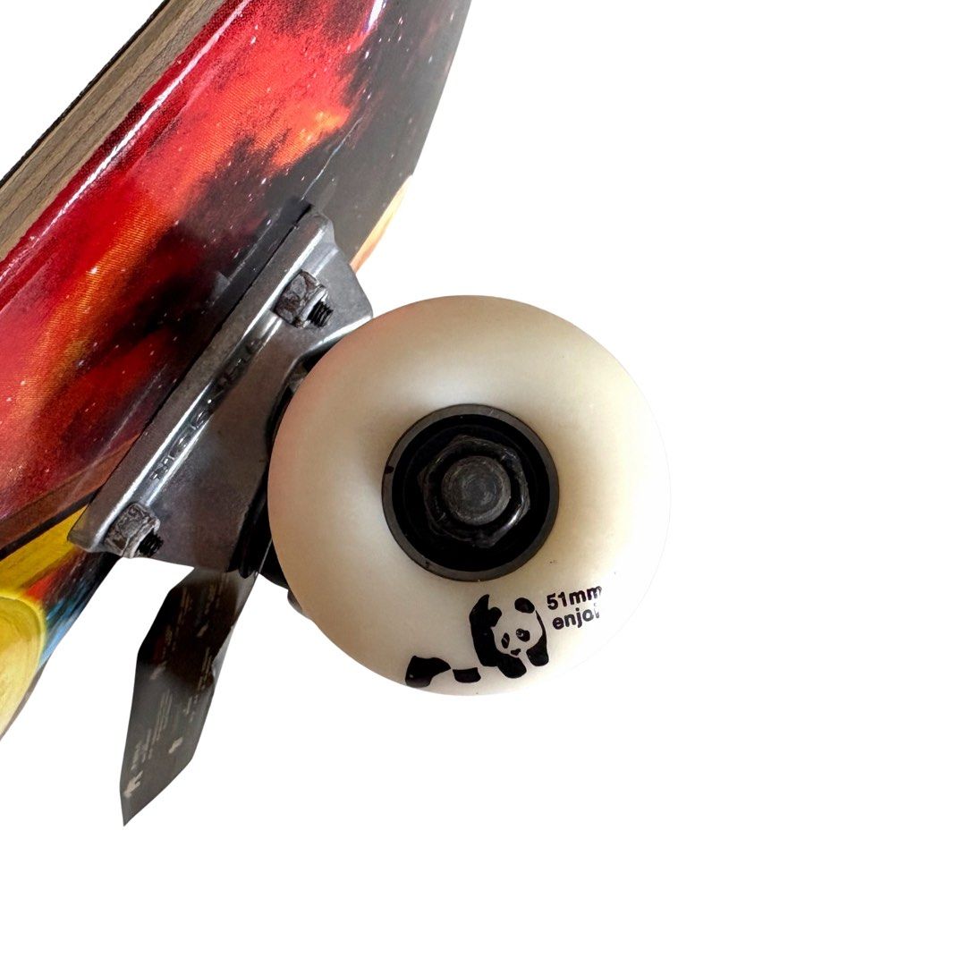 Enjoi “Galaxy Panda” 7.25″ x 29.25″ Louie Barletta Pro Model Pre-built Kids Skateboard Complete