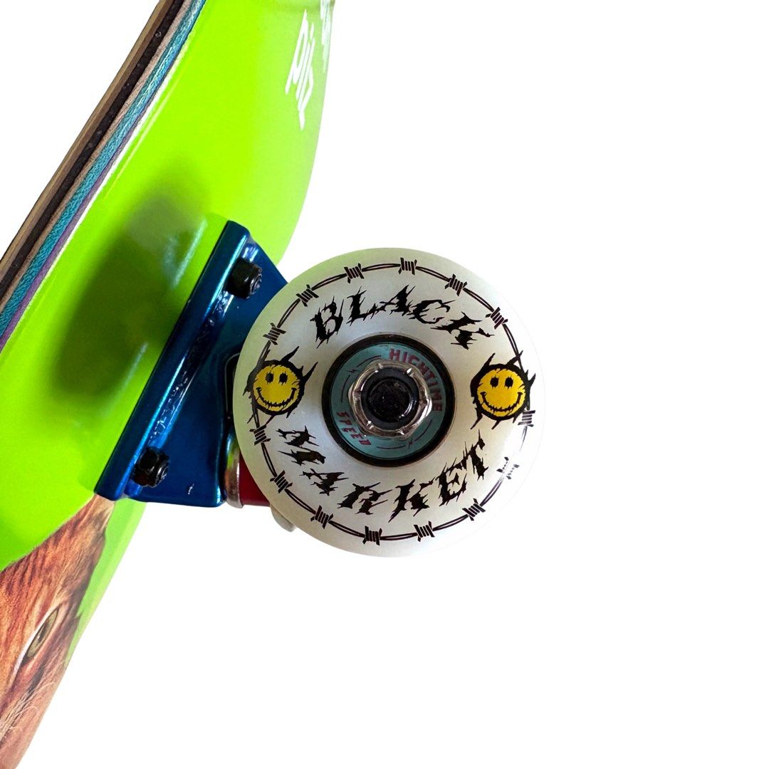 Enjoi “Green Cat” 7.25″ x 29.25″ Jackson Pilz Pro Model Custom Kids Skateboard Complete