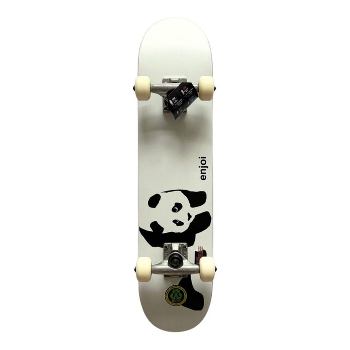 Enjoi “Panda” 6.75” x 28.25” Kids Skateboard Complete — underside graphic view