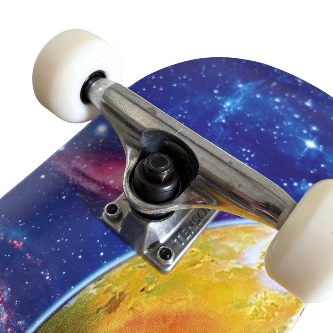 Enjoi “Space Panda” 7.5″ x 29.25″ Michael Pulizzi Pro Model Pre-built Kids Skateboard Complete