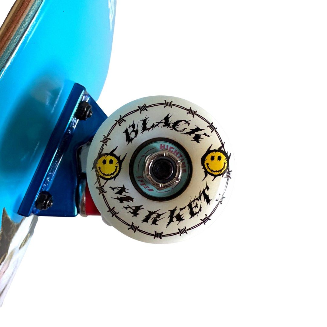 Enjoi “White Cat” 7.5″ x 29.2″ Didrik Galasso Pro Model Custom Kids Skateboard Complete