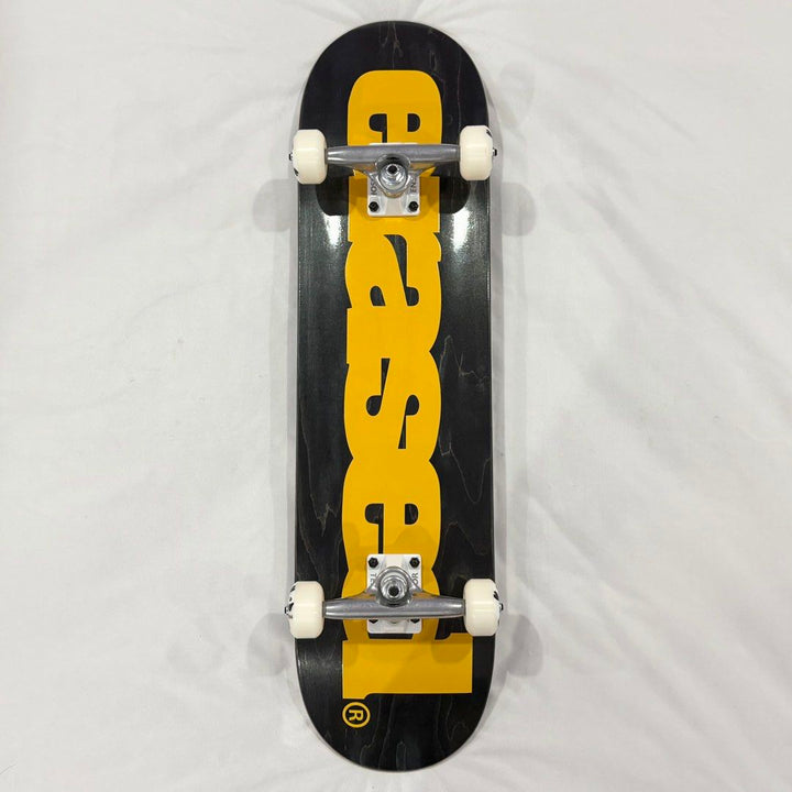 Erased “Classic Black” 8.0” x 31.4” Custom Skateboard Complete