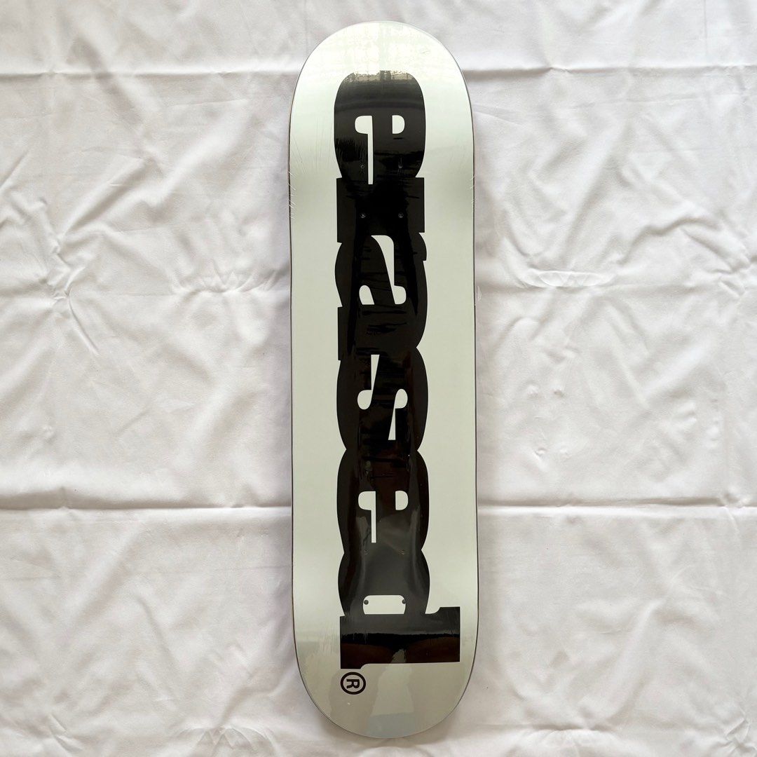 Erased “Classic White" 8.0” x 31.4” / 8.25” x 31.5” Skateboard Deck