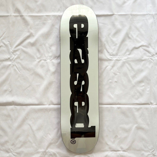 Erased “Classic White" 8.0” x 31.4” / 8.25” x 31.5” Skateboard Deck - No Grip / 8.0"