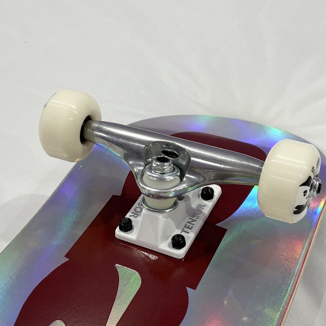 Erased “Holographic” 8.0” x 31.4” Custom Skateboard Complete