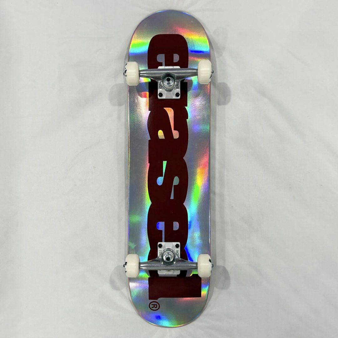 Erased “Holographic” 8.0” x 31.4” Custom Skateboard Complete