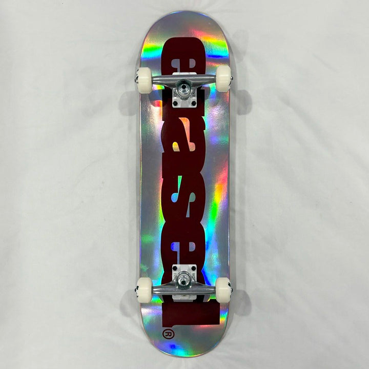 Erased “Holographic” 8.0” x 31.4” Custom Skateboard Complete