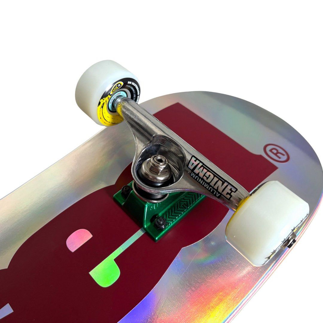 Erased “Holographic” 8.0″ / 8.25″ Custom Skateboard Complete