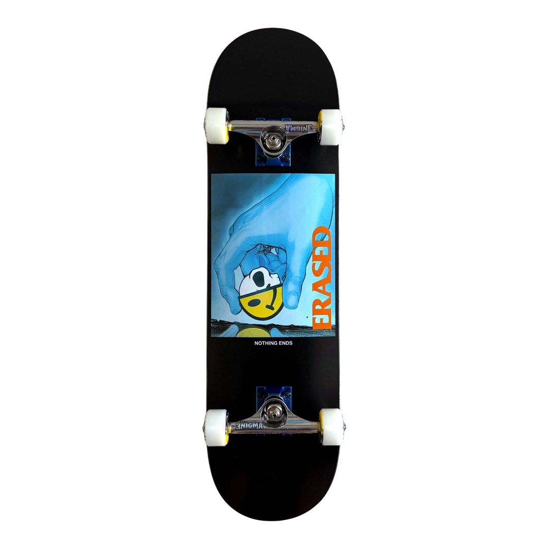 Erased “Nothing Ends” 8.0″ / 8.25″ Custom Skateboard Complete