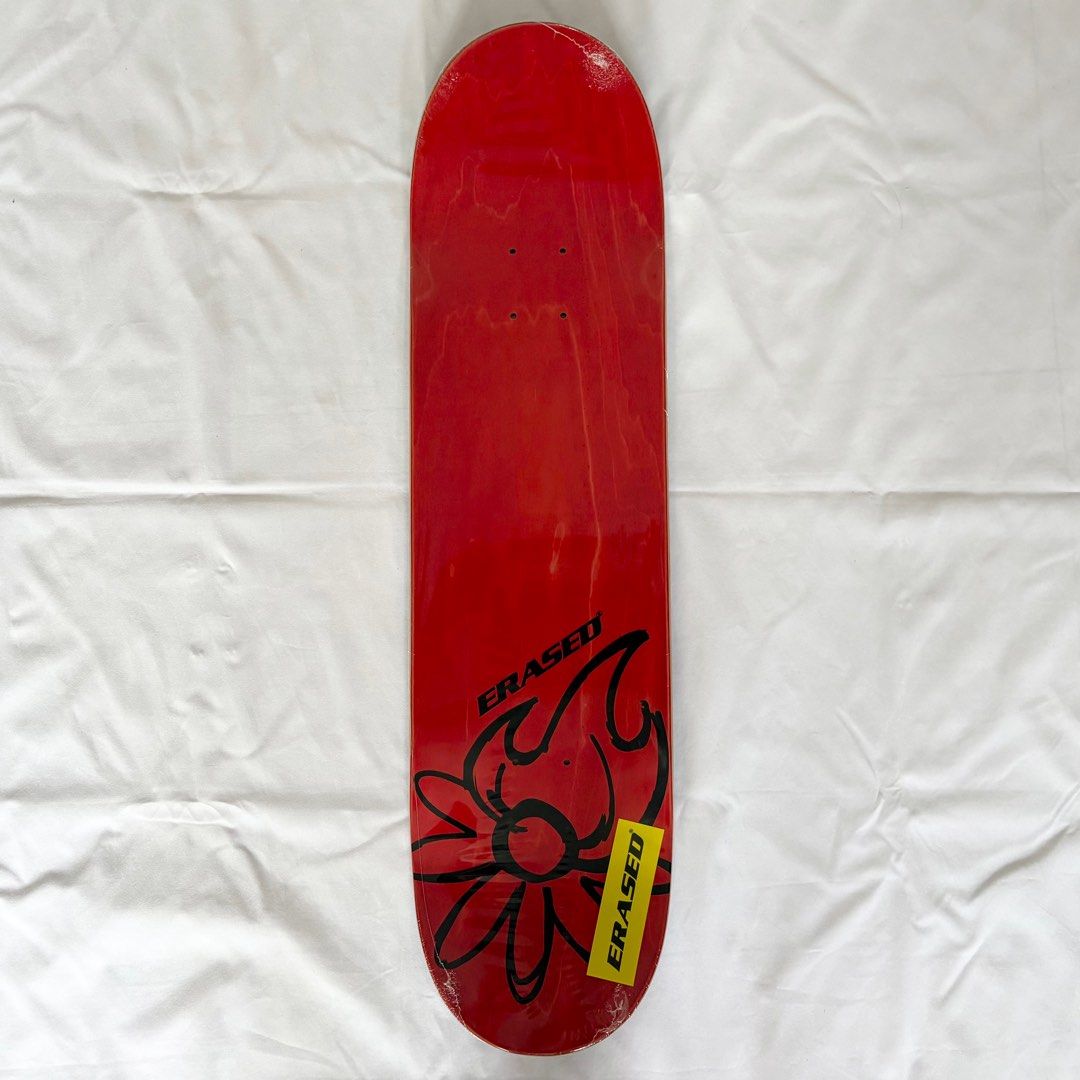 Erased “Red Girls” 8.0” x 31.4” Skateboard Deck