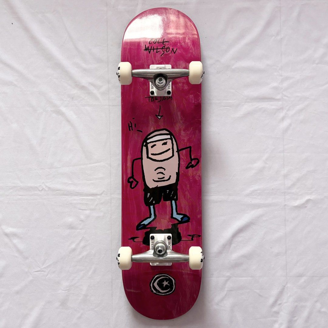 Foundation “Toe Jam” 8.0” x 31.6” Cole Wilson Model Custom Skateboard Complete