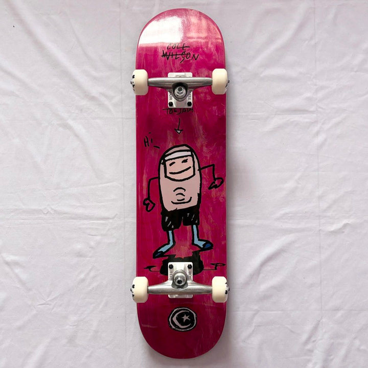 Foundation “Toe Jam” 8.0” x 31.6” Cole Wilson Model Custom Skateboard Complete