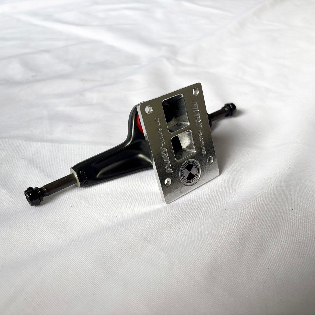 Fury "Black and Silver" 8.0” / 8.25” Double Hollow Skateboard Trucks