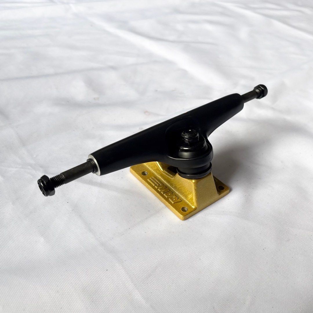 Fury "Gold and Black" 5.25” / 5.5” Double Hollow Skateboard Trucks