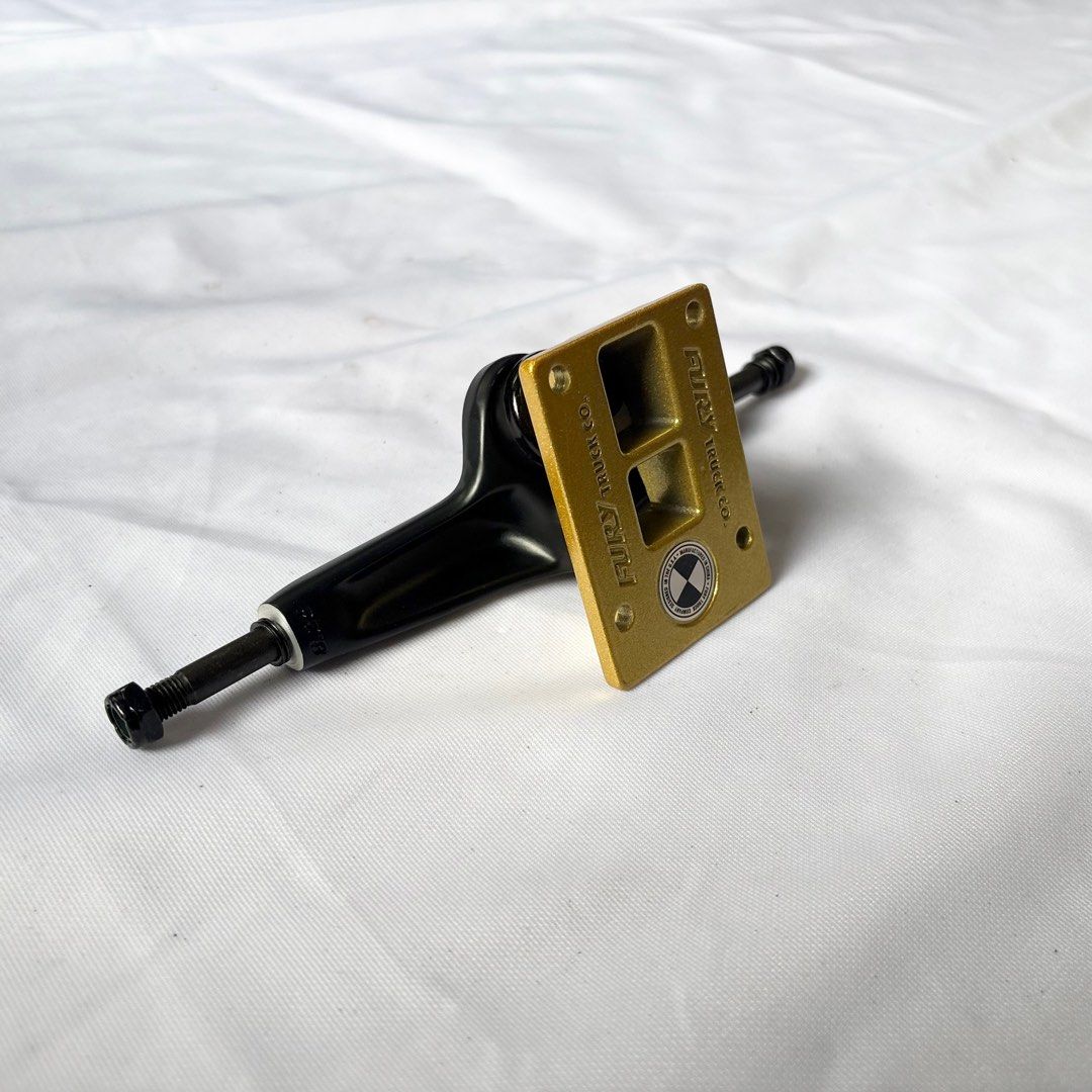 Fury "Gold and Black" 5.25” / 5.5” Double Hollow Skateboard Trucks
