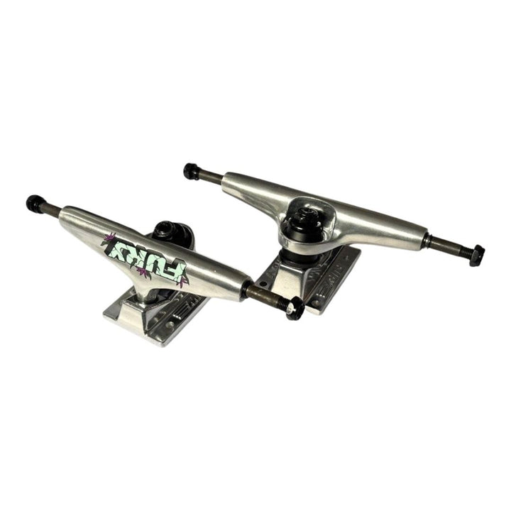Fury "Silver" 8.0” / 8.25” Double Hollow Skateboard Trucks — truck pair overview
