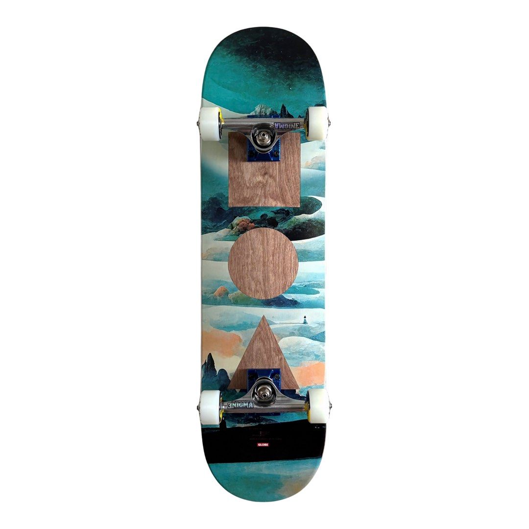 Globe “Stack” 8.375″ x 32.25″ Custom Skateboard Complete