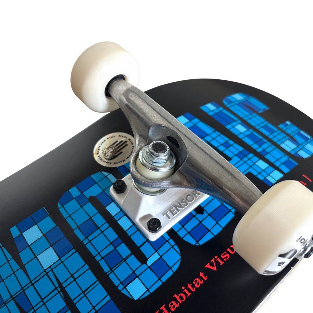 Habitat “Mosaic” 8.125″ x 32.0″ Custom Skateboard Complete