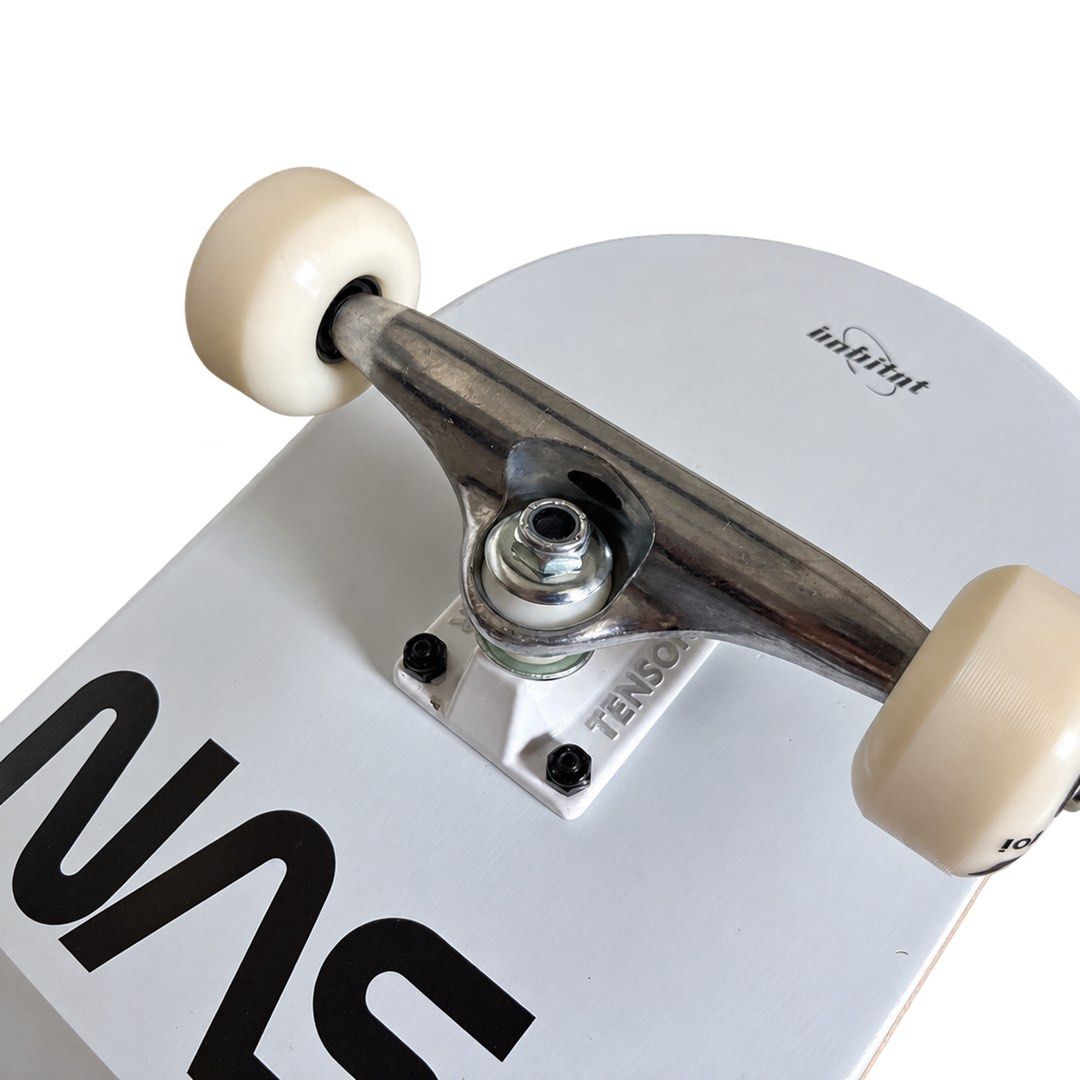 Habitat x NASA “Array White” 8.0″ x 32.0″ Custom Skateboard Complete
