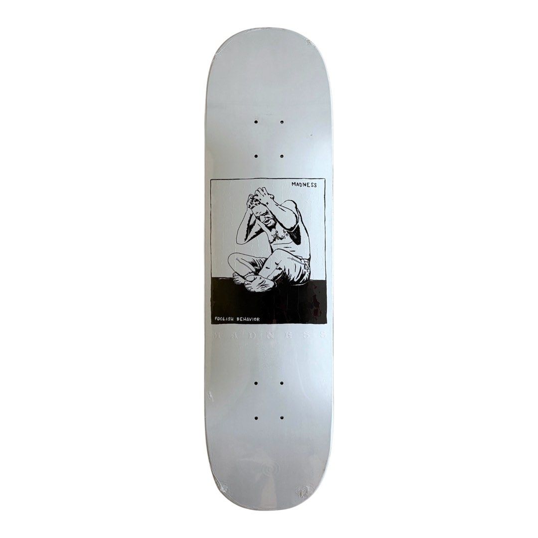 Madness “Crazy” 8.375″ x 31.6″ Skateboard Deck