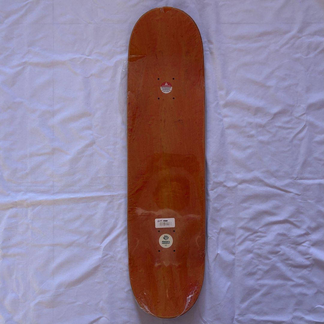 Magenta “Book” 8.5” x 31.9” Spelta Model Skateboard Deck