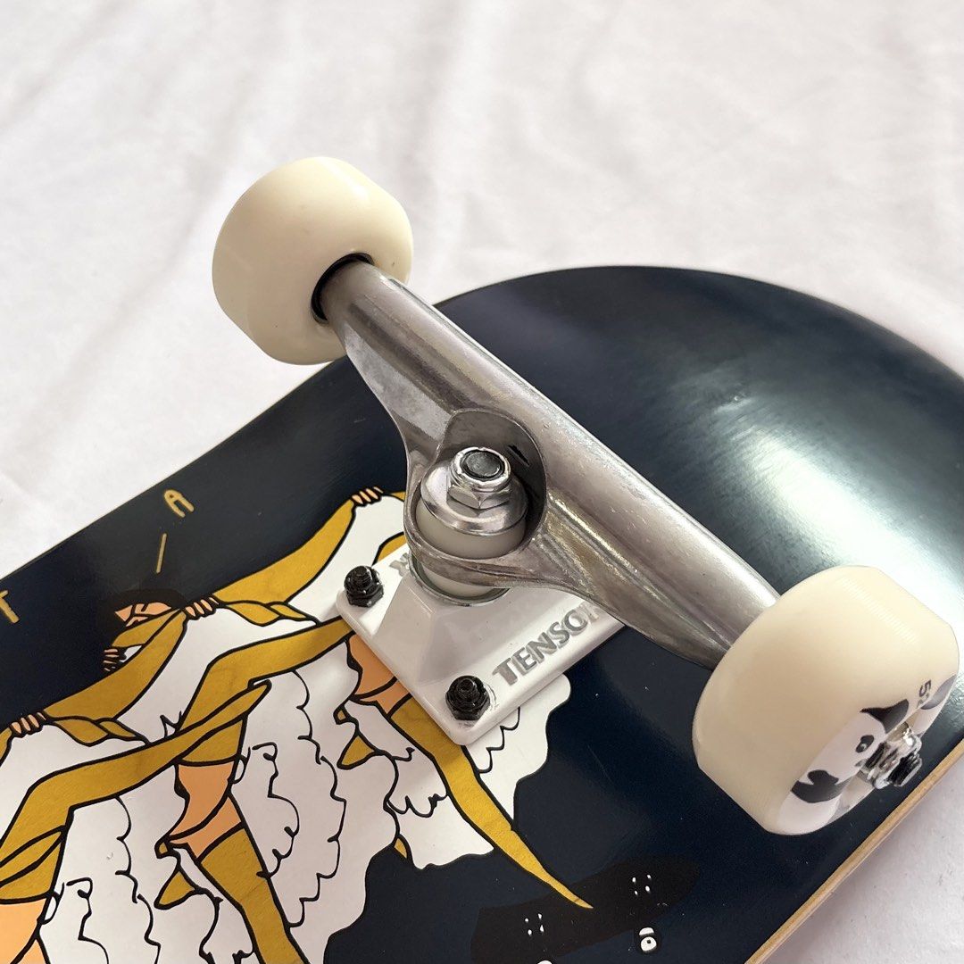 Magenta “Can” 8.125” x 31.75” Custom Skateboard Complete