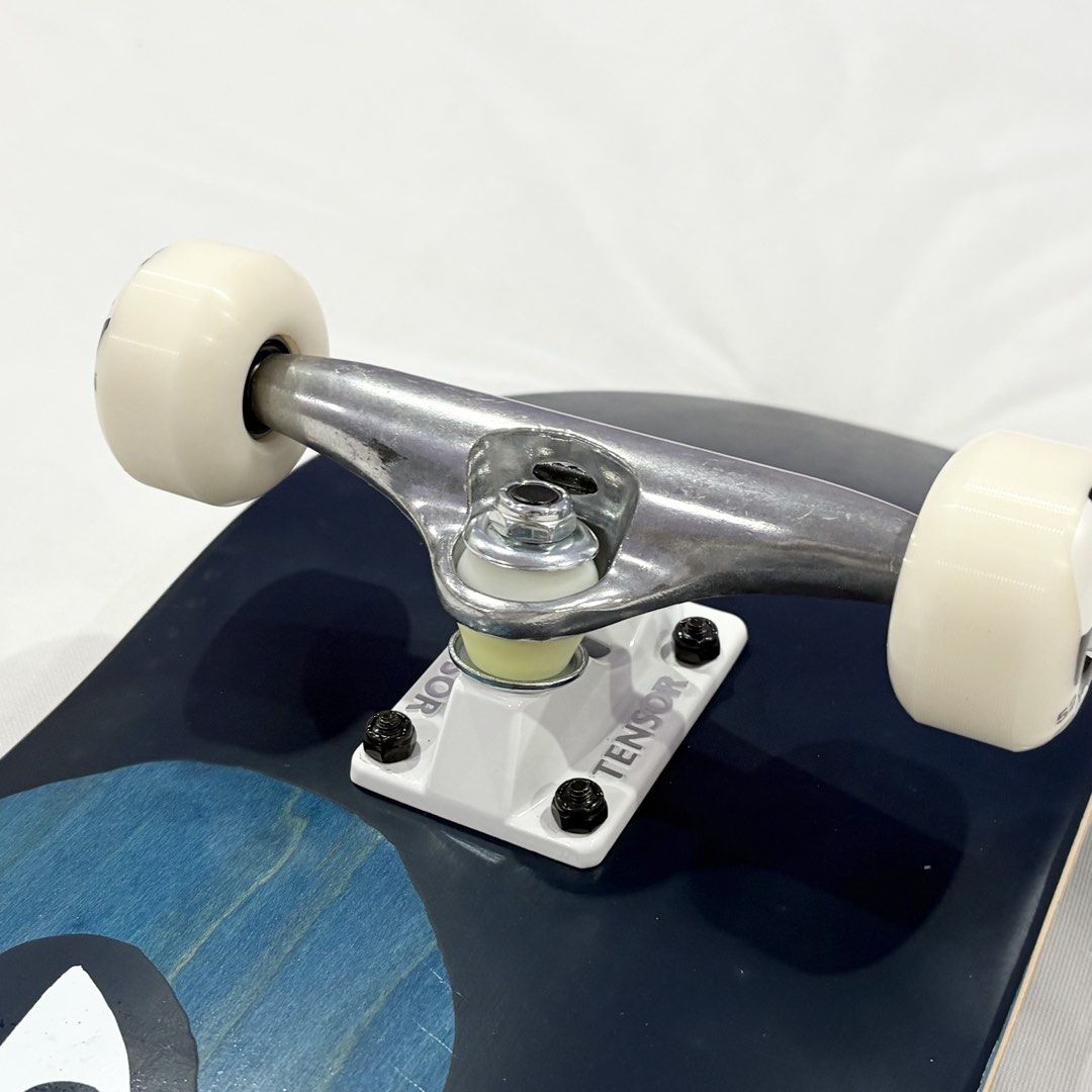 Magenta “Eyes” 8.0” x 31.5” Custom Skateboard Complete