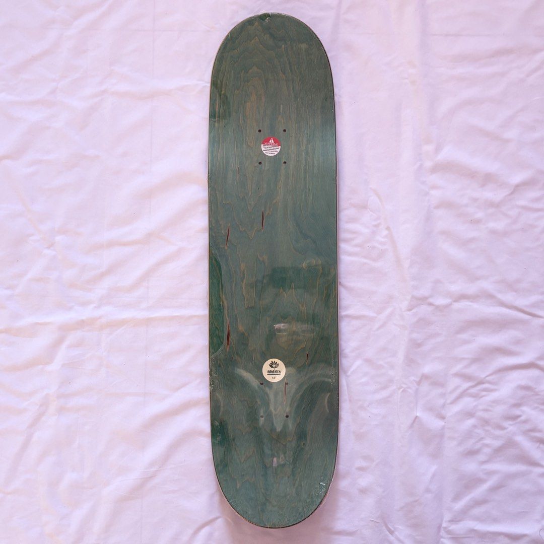Magenta “Hallucination” 8.5” x 31.9” Jameel Douglas Model Skateboard Deck