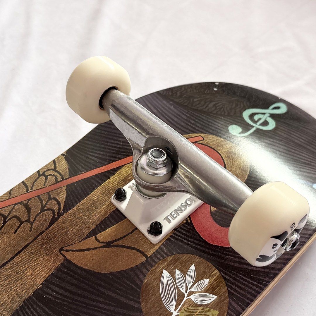 Magenta “Judaism” 8.25” x 31.75” Glen Fox Model Custom Skateboard Complete