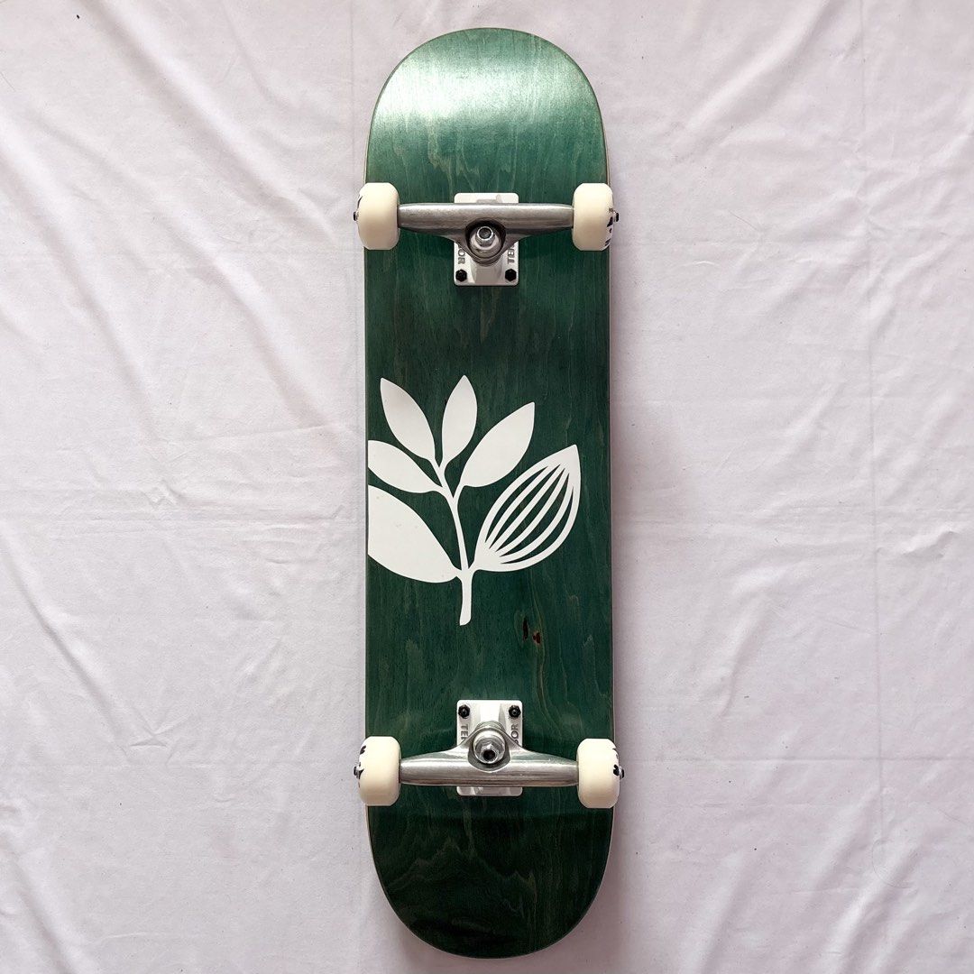 Magenta “Oak” 8.25” x 31.75” Custom Skateboard Complete