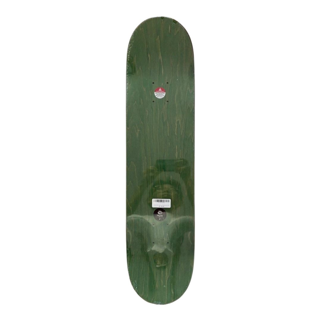 Magenta “Orangutan” 8.0” x 31.25” Ben Gore Model Skateboard Deck — top-ply view