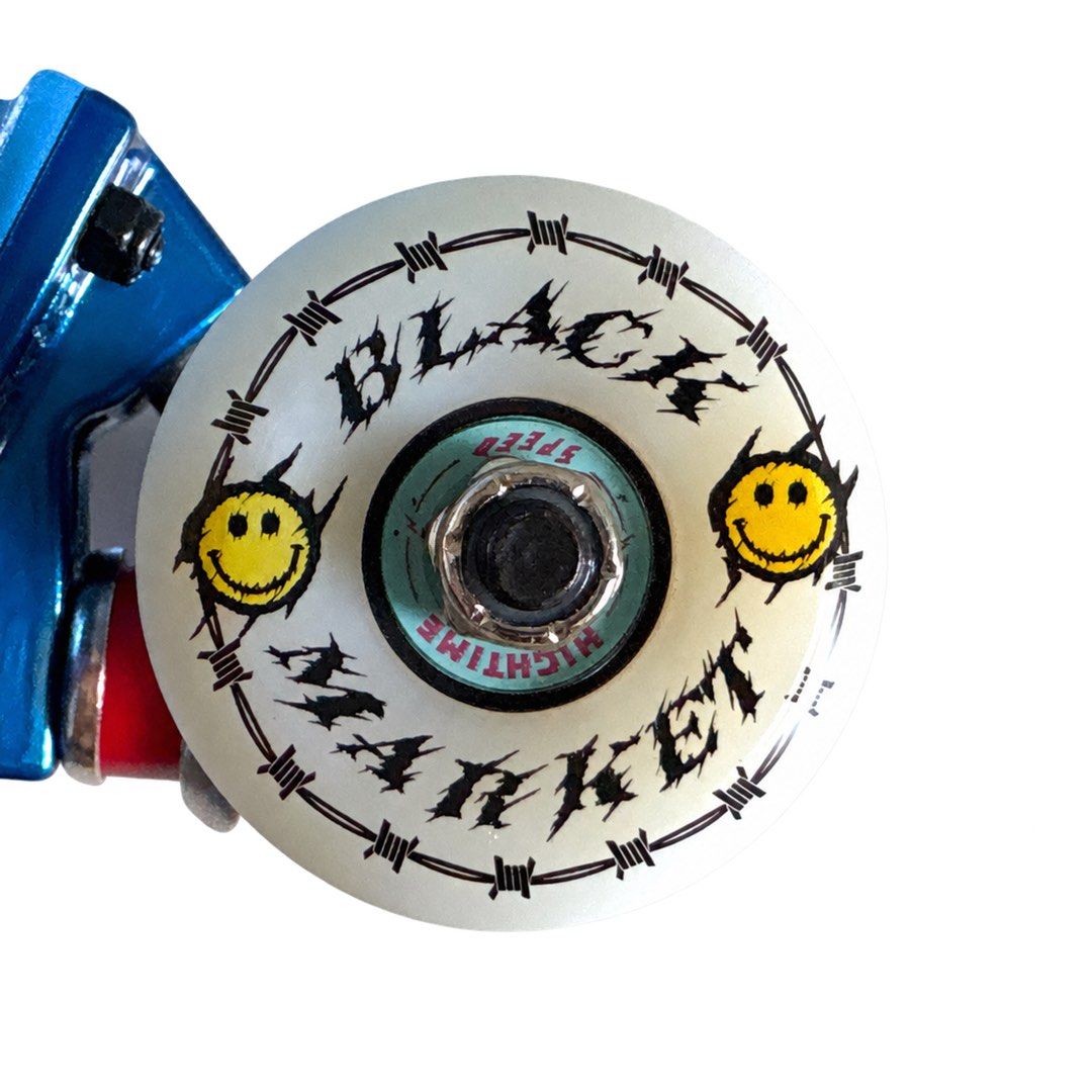 Magenta “Sleep” 7.875″ x 31.25″ Ruben Spelta Pro Model Custom Skateboard Complete