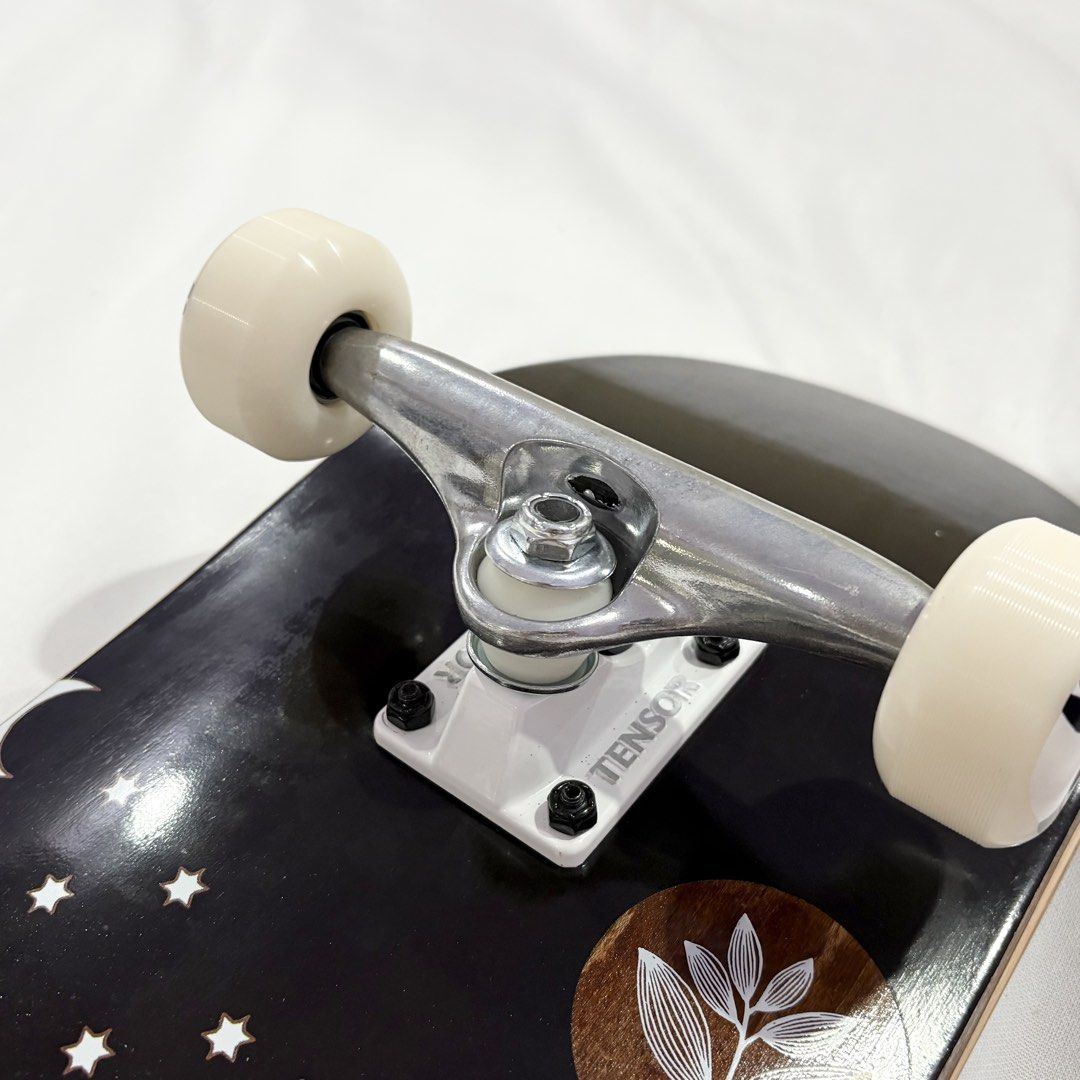 Magenta “Stars” 8.0” x 31.5” Custom Skateboard Complete