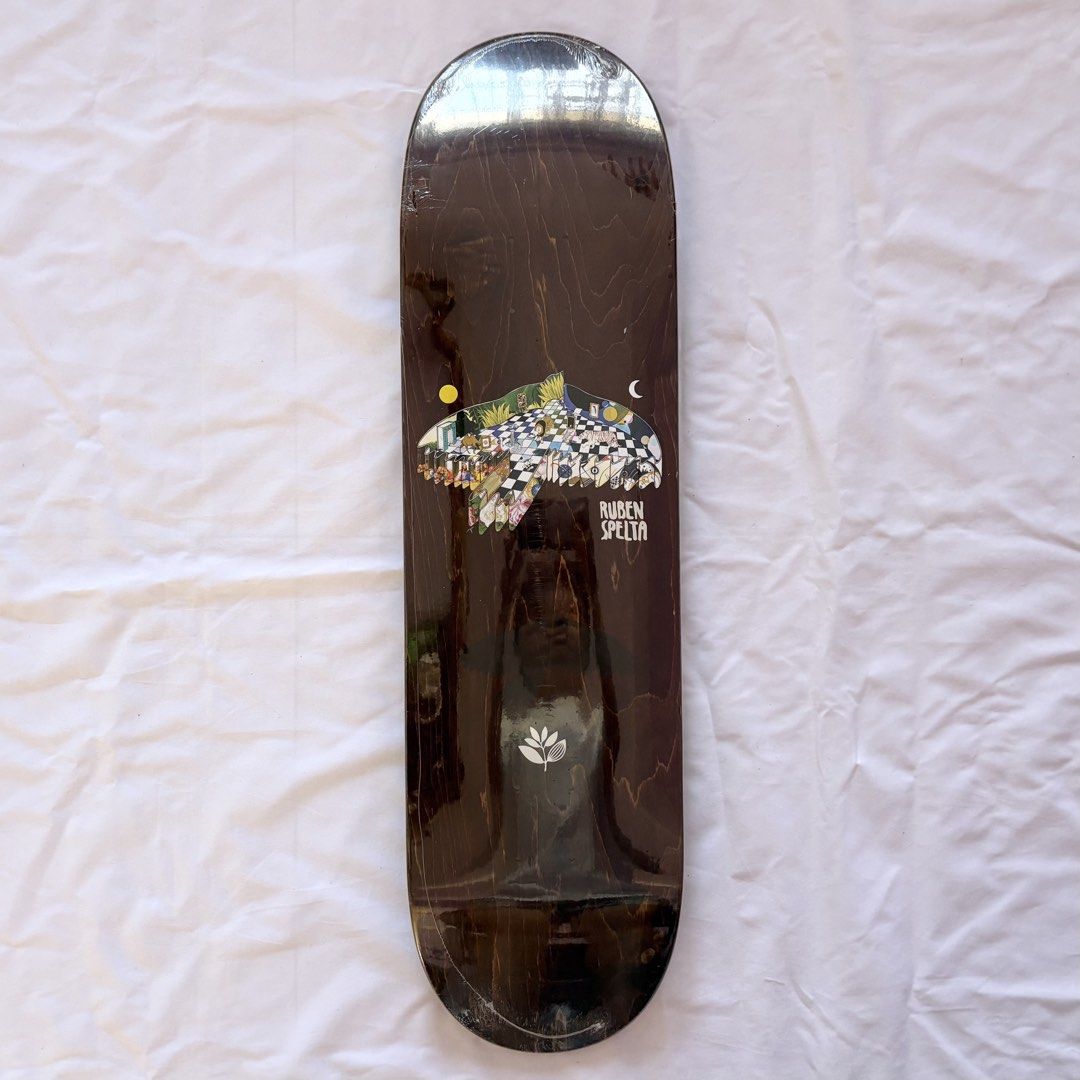 Magenta “Wings” 8.5” x 31.9” Spelta Model Skateboard Deck